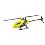 OMPHOBBY M1 EVO 3D RC Helicopter，6CH Micro Dual Brushless Motors Helicopters, Can Bind FUTABA Radio Directly, Yellow Adults Remote Flying Model Without Controller