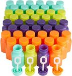 THE TWIDDLERS - 96 Mini Party Bubble Solution Bottles with Wands, Bubbles for Kids Party Favours and Goody Bag Fillers, Birthdays, Weddings - 17ml