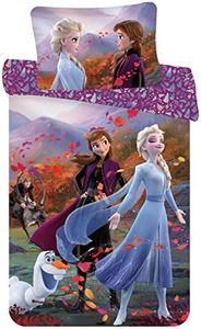 Disney Frozen 2 Bed Linen Set 100 x 135 cm, 100% Cotton