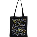 JTOUK Musical Theatre Gift Musical Gift Broadway Musical Inspired Gift Musical Quote Tote Bag for Theatre Lovers (Musical Quote Tote EU)