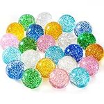 Ayfjovs 24PCS Glitter Bouncy Balls 