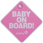Safety 1st Baby On Board Sign, Pink