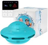 Smart Pool Alarm with App Connectivity – Real-Time Phone Alerts, Adjustable Sensitivity, Remote Control for Inground & Above Ground Pools, Safety Alerts for Kids, Pets & Accidental Entry (Cyan)