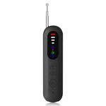 Aroeally Hidden Camera Detector - Camera Detector with 5 Levels Sensitivity 4 Modes, Portable Mini Design Spy Camera Detector for Hotel Bathroom Office Car Travel, 30H Working Time (black)