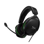 HyperX CloudX Stinger 2 Core - Gaming Headset for Xbox, Lightweight Over-Ear headsets with mic, Swivel-to-Mute Function, 40mm Drivers - Black