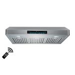 ROXON 860 CFM TOUCH/TOUCHLESS HANDWAVE FEATURE STAINLESS STEEL 30 Inches Range Hood Under Cabinet Kitchen Exhaust Fan Style RXN-U22BS-30