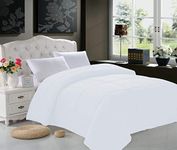 Elegant Comfort White Down Alternative Comforter/Duvet Cover Insert, Full/Queen, White