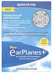 EarPlanes Plus New Super Soft Adult Ear Plugs Airplane Travel Ear Protection (5 Pairs)