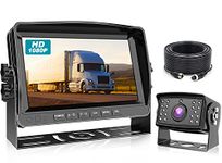 Fookoo Ⅱ HD 1080P Wired Backup Camera System Kit, 9 inch 1080P Reversing Monitor IP69 Waterproof Rear View Camera, Sharp CCD Chip, Parking Lines,Truck/Trailer/Box Truck/RV (DY901)