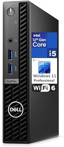 Dell OptiPlex 7000 7010 MFF 1.2L Micro Form Factor Business Desktop Computer, Intel Hexa-Core i5-12500T (Beat i7-11700T), 16GB DDR4 RAM, 512GB PCIe SSD, WiFi 6, Bluetooth, Windows 11 Pro