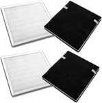 2x Trade-Shop Filter Set (Pre-Filter + HEPA Filter + Activated Carbon Filter) for Beurer LR200 LR-200, LR210 LR-210 Replaces 660.04 / Air Purifier Air Washer