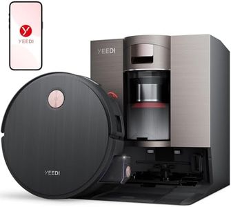 Yeedi S20 Infinity Robot Vacuum and Mop, 19500Pa Blast Suction, AI Agent Smart Hosting, Bagless Omni Station, OZMO Roller 2.0 Mop, Auto Cleaning Solution Refill, 167°F Hot Wash & 145°F Hot Air Dry