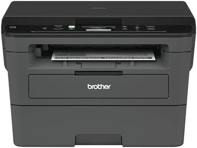 Brother Monochrome Laser HLl2390DW, Wireless Networking, Duplex Printing Refresh Subscription with Free Trial and Amazon Dash Replenishment Read