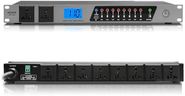 MIZISNR Power Conditioner, 20 Amps 10 Outlet Rack Mount Power Sequencer for Audio Equipment, 2000w Power Supply with 8 Independent Switches, 2P Surge Protector, External Switch, Voltage Display