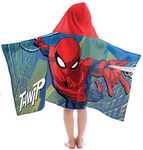 Jay Franco Marvel Spiderman Thwip Kids Bath/Pool/Beach Towel - Super Soft & Absorbent Fade Resistant Cotton Towel, Measures 28 inch x 58 inch (Official Marvel Product)