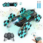 Gesture Sensing RC Stunt Car with Light & Music, Toys Gifts for 8 9 10 11 12 Year Old Boys Girls Kids, Hand Controlled Remote Control Car 360° Spins All Terrains Vehicle Monster Xmas Birthday Gifts