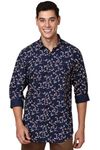 Allen Solly Men's Slim Fit Shirt (ASSFQSPBY05605_Navy
