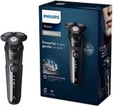 Philips Series 5000 Shaver — Wet and Dry Electric Shaver, Beard, Stubble and Moustache Trimmer with SteelPrecision Blades (Model S5588/20),Black