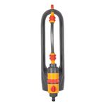 Hozelock | Rectangular Sprinkler AquaSave Pro 220 M | Oscillating Lawn Sprinkler | Adjustable Coverage | Customise Water Flow | Uniform Watering, Yellow & Grey