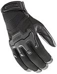 Joe Rocket Eclipse Mens Black Leather Gloves - Large