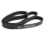 PANTIK Resistance Band for Women and Men Pull up Bands Exercise Loop Band for Body Stretching Powerlifting Yoga Pilates Resistance Training (Black: 25-65 lbs)