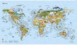 Surf Maps World Map Surf Accessory One Size Multi