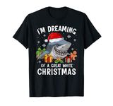 I'm Dreaming Of A Great White Christmas Shark T-Shirt