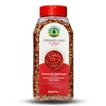 Buddha Spices Inc. Red Chili Flakes - 300g (11 oz) - Pizza Chili - Crushed chilli - Convenient and Long-Lasting - Pure Indian Origin