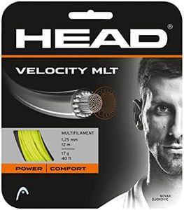 HEAD Velocity MLT Tennis String, Yellow, 16