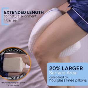 Contour Legacy Leg Knee Pillow – Orthopedic Memory Foam Support