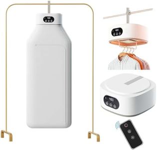 Arachvia Portable Clothes Dryer, Fast Quiet Drying - Mini Electric Clothes & Laundry Dryer Machine for Apartment, Travel and RV, with Adjustable Timer, Energy Saving and Overheat Protection