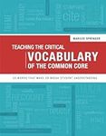Teaching the Critical Vocabulary of