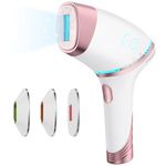 Laser Hair Removal for Woman, Ice Cooling Hair Removal for Women, Painless & Long-Lasting Epilator Hair Removal Device for Face Armpits Arms Bikini Line Leg Whole Body Use