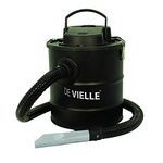 De Vielle Fireplace Fire Stove Wood Burner Vacuum, Metal, Black, 32x32x39 cm