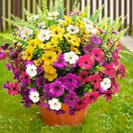 TSTWETO 16 PCS Artificial Flowers for Outdoors, Artificial Plants Outdoor Fake Flowers UV Resistant, Outdoor Fake Plants Plastic Faux Flowers for Porch Window Box Garden