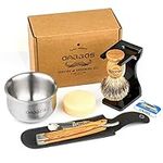 Anbbas Shaving Set with Badger Brus
