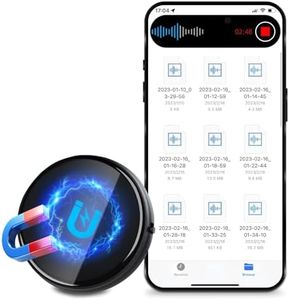 64GB Voice Recorder, 3072Kbps Recording Device, Voice Activated Recorder with 800 Hours Capacity, Audio Recorder with AI-Intelligent Triple Noise Cancellation, Ideal for Lectures, Meetings, Interviews