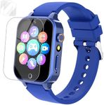 Smart Watch for Kids, Kids Smart Watch Boys Toys with 26 Games, HD Camera, Video, Music, Alarm, Audiobook, Flashlight, Pedometer, Touchscreen Game Watch for Kids Gifts for 3-12 Years Old Boys