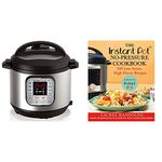 Instant Pot DUO60 6 Qt 7-in-1 Multi-Use Programmable Pressure Cooker with The Instant Pot No-Pressure Cookbook