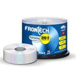 Frontech Blank DVD-R 4.7 GB 16X Speed Digital Disk - Pack of 50, Professional DVD with Advanced German Technology (DVD-0003)