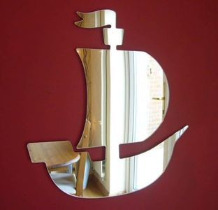 Pirate Ship Mirror 35cm x 29cm