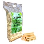 Alderline Premium Kindling Wood 3 KG - Ideal Firewood for Effortless Ignition in Pizza Ovens, Log Burners, and BBQ Charcoal - Perfectly Packaged in Bag for Convenience and Low Smoke Emission (1 Net)