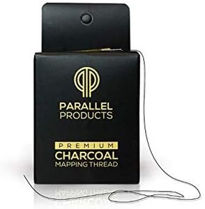 Parallel Products - Premium Eyebrow Mapping String for Microblading - Pre-Inked - 1 mm Charcoal Thread - Essential Brow Microblading Supplies - 15 Meters per Box