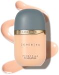 COVER FX Power Play Foundation - Shade F1 - Buildable Full Coverage - Waterproof Sweat-Proof Transfer-Proof - Natural Matte Finish - All Skin Types