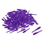 PATIKIL Plastic Dart Tips, 30 Pack 2BA Thread Soft Dart Tips Replacement Plastic Tip Soft Tip Dart Accessories, Purple