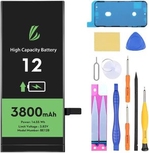LL TRADER Batteria per iPhone 12/12 Pro, 3800 mAh, batteria agli ioni di litio ad alta capacità, con strumenti di riparazione