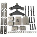 Southwest Wheel Tandem Trailer Axle Hanger Kit for Double Eye Springs (5.2K Axles)
