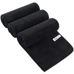 SINLAND Microfiber Gym Towels Sports Fitness Workout Sweat Towel Super Soft and Absorbent 3 Pack 40cmx80cm