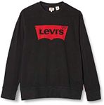 Levi's 19492 19492 Men's Batwing Logo Sweatshirt, HM AMA Crew Gap Black, S