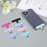 Lusofie 8Pcs Phone Tether Tab, Phone Lanyard Patch Universal Cell Phone Tether Tab Phone Strap Patch For Most Smartphones